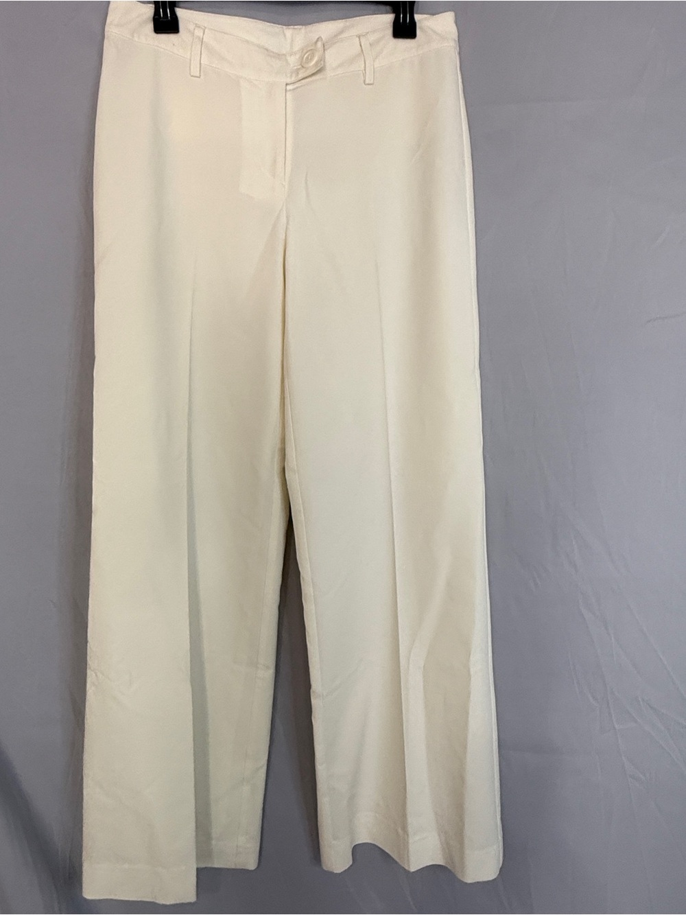 CAbi Cream Wide-Leg Dress Pants